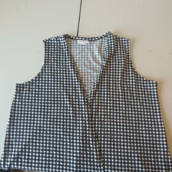 LuLaRoe women's size XS black and white cardigan sweater - Picture 9 of 15